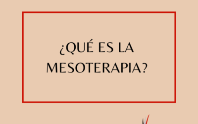 ¿Qué es la mesoterapia?