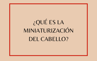 ¿Qué es la miniaturización del cabello?