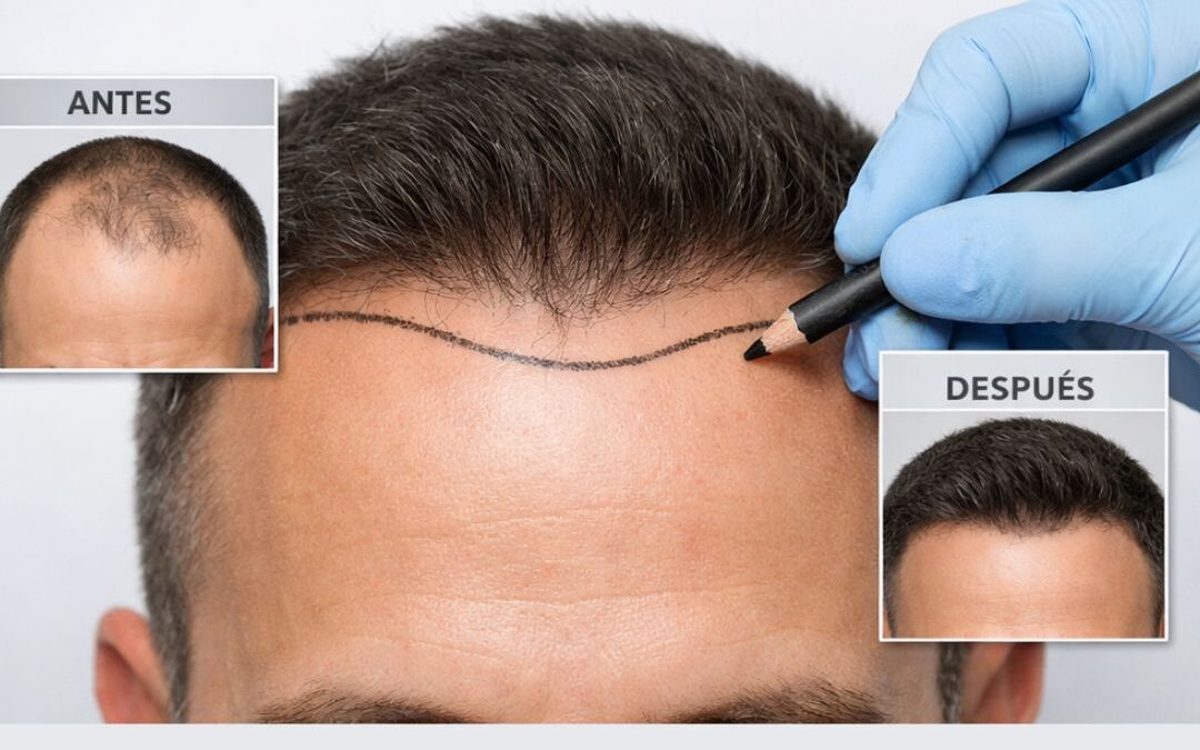 Cómo se diseña la línea frontal en un trasplante capilar