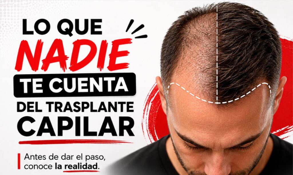 Lo que NADIE te cuenta del trasplante capilar